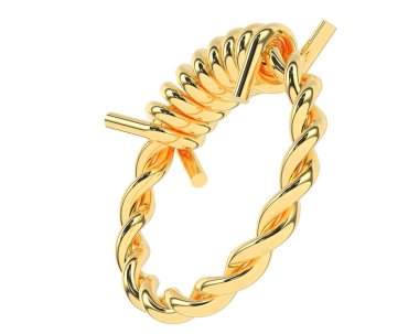 Üç boyutlu değerli yüzük.