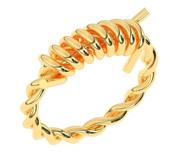 Üç boyutlu değerli yüzük.