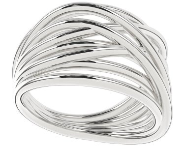 Üç boyutlu değerli yüzük.