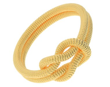 Beyaz arkaplanda izole edilmiş değerli halka     