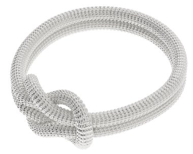 Beyaz arkaplanda izole edilmiş değerli halka     