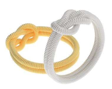 Üç boyutlu değerli yüzük.