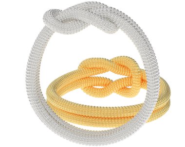 Üç boyutlu değerli yüzük.