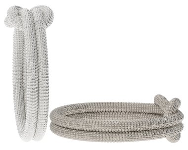 Üç boyutlu değerli yüzükler.