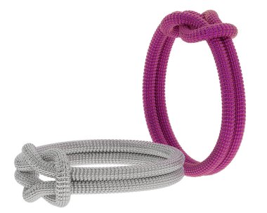 Üç boyutlu değerli yüzükler.