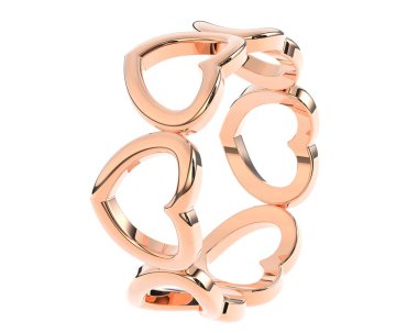 Üç boyutlu değerli yüzük.