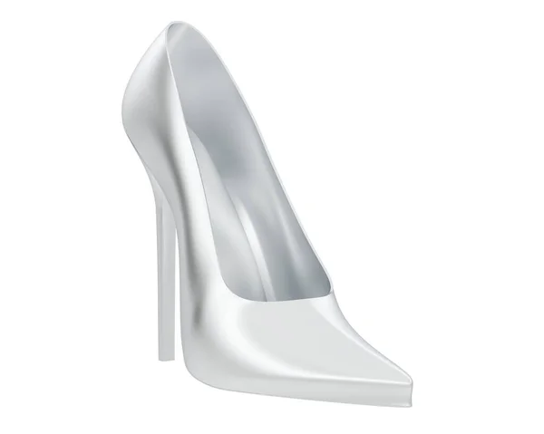 Взуття Принцеси Ізольоване Білому Тлі Візуалізація Ілюстрація — стокове фото