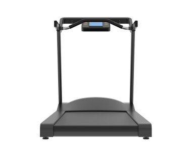 Beyaz arka planda spor aletleri. 3D görüntüleme. Görüntü