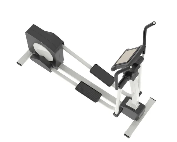 Gym Utrustning Vit Bakgrund Återgivning Illustration — Stockfoto