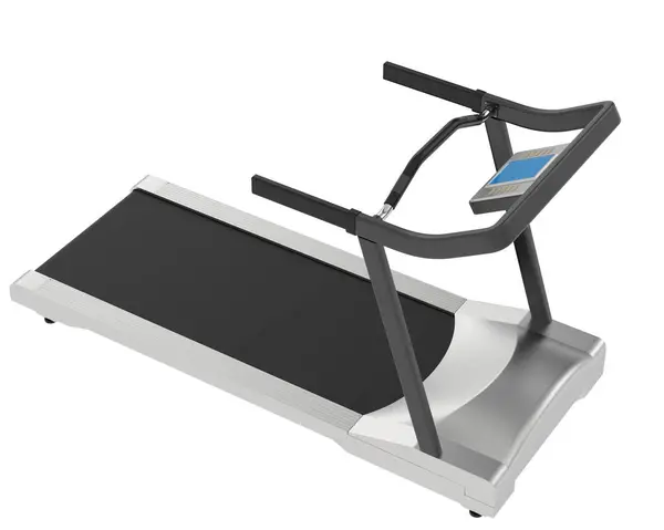白色背景的健身房设备 3D渲染 说明1 — 图库照片
