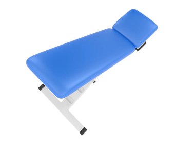 Beyaz arka planda ayarlanabilir spor salonu bankı. 3D görüntüleme. Görüntü