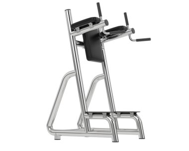 3d illustration of Roman chair, workout gym equipment clipart