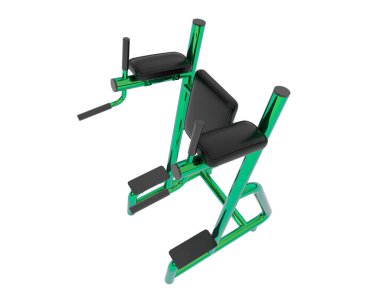 Roma sandalyesinin 3D çizimi, spor aletleri.