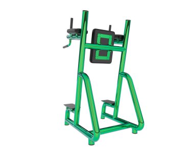 Roma sandalyesinin 3D çizimi, spor aletleri.