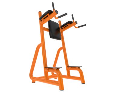 Roma sandalyesinin 3D çizimi, spor aletleri.