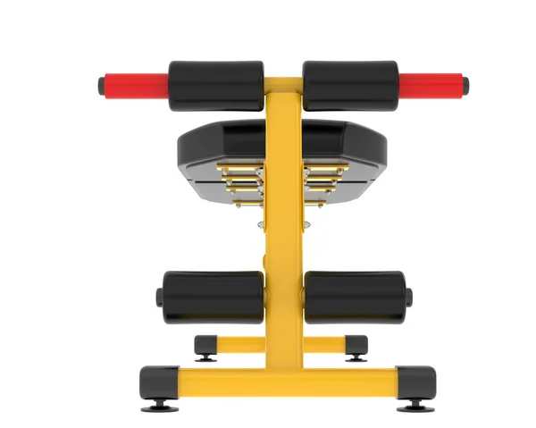 Adjustable Gym Bench White Background Rendering Illustration — Stock Photo, Image