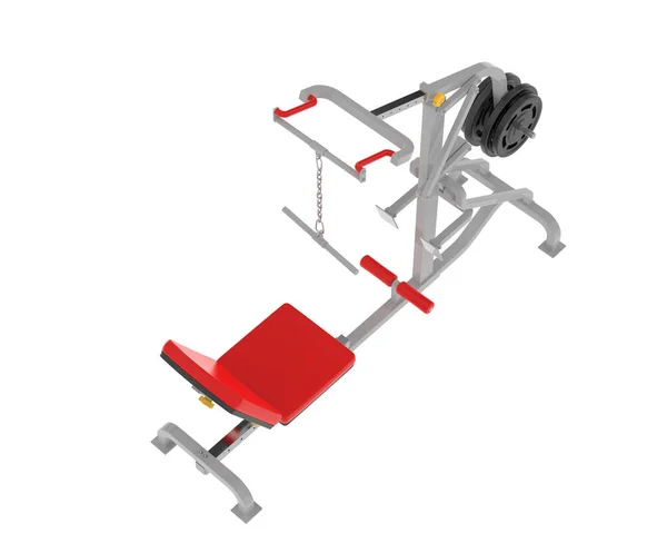 Sport Equipment Illustration Lever Gym Machine — Stock Photo, Image