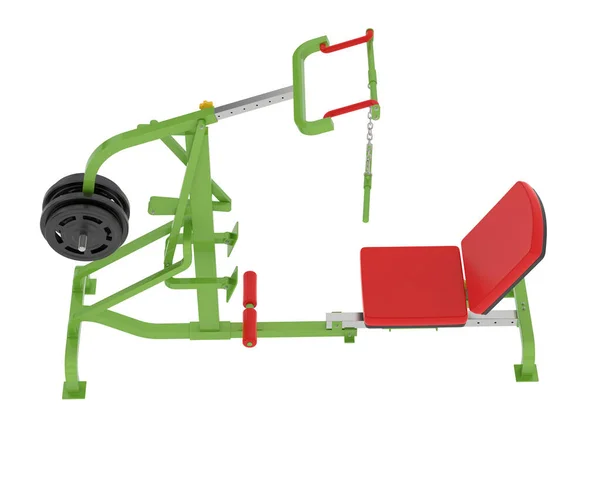 Sport Equipment Illustration Lever Gym Machine — Stock Photo, Image