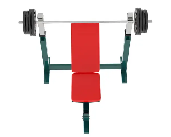 Adjustable Weight Bench Isolated Background Rendering Illustration — Stock Photo, Image