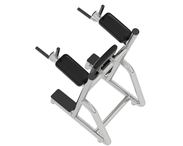 ローマ椅子の3Dイラスト トレーニングジム機器 — ストック写真