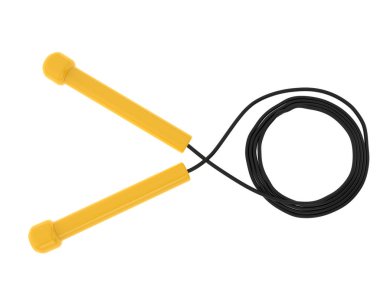 Beyaz arka plan üzerinde izole ip atlama