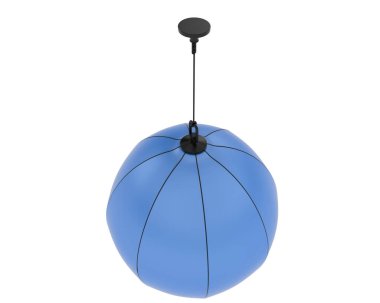 Asılı boks çantası beyaz arkaplanda izole edildi