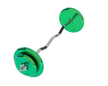 Halter arka planda izole edildi. 3d görüntüleme - illüstrasyon