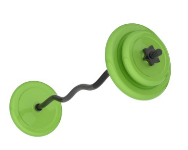 Halter arka planda izole edildi. 3d görüntüleme - illüstrasyon