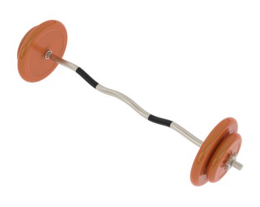 Halter arka planda izole edildi. 3d görüntüleme - illüstrasyon