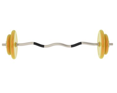 Halter arka planda izole edildi. 3d görüntüleme - illüstrasyon