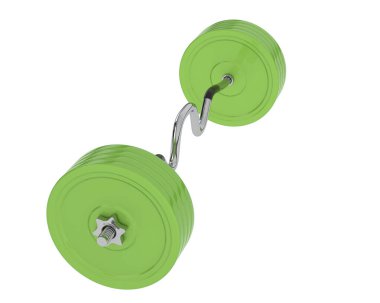 Halter arka planda izole edildi. 3d görüntüleme - illüstrasyon