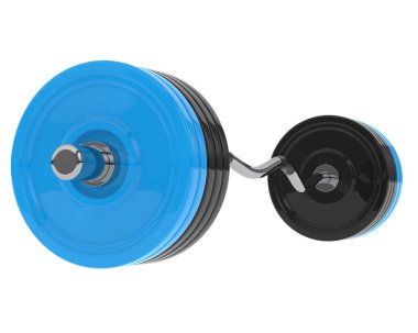 Halter arka planda izole edildi. 3d görüntüleme - illüstrasyon