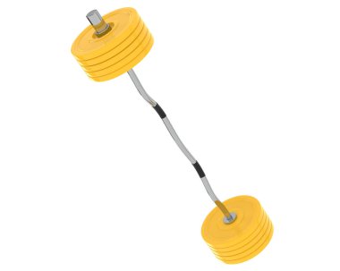 Halter arka planda izole edildi. 3d görüntüleme - illüstrasyon