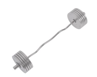 Halter arka planda izole edildi. 3d görüntüleme - illüstrasyon