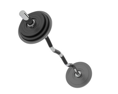 Halter arka planda izole edildi. 3d görüntüleme - illüstrasyon