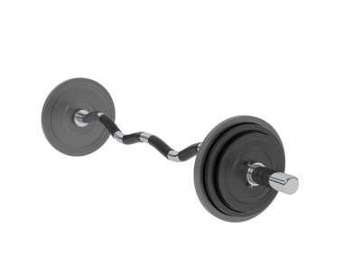 Halter arka planda izole edildi. 3d görüntüleme - illüstrasyon