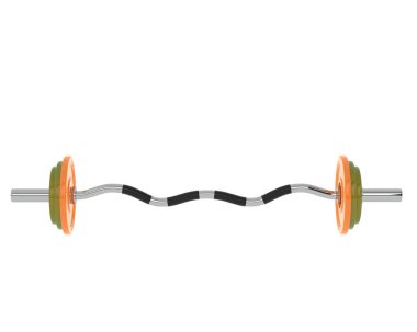 Halter arka planda izole edildi. 3d görüntüleme - illüstrasyon