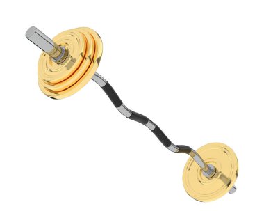 Halter arka planda izole edildi. 3d görüntüleme - illüstrasyon