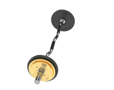 Halter arka planda izole edildi. 3d görüntüleme - illüstrasyon