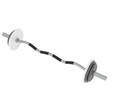 Halter arka planda izole edildi. 3d görüntüleme - illüstrasyon