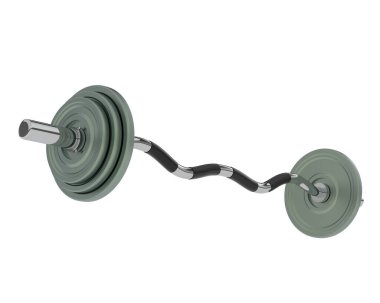 Halter arka planda izole edildi. 3d görüntüleme - illüstrasyon