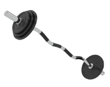 Halter arka planda izole edildi. 3d görüntüleme - illüstrasyon