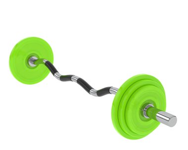 Halter arka planda izole edildi. 3d görüntüleme - illüstrasyon