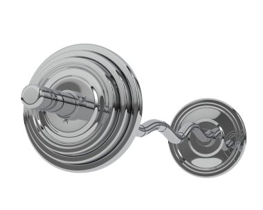 Halter arka planda izole edildi. 3d görüntüleme - illüstrasyon