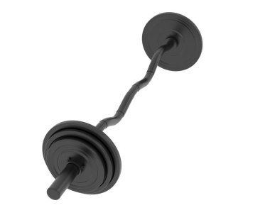 Halter arka planda izole edildi. 3d görüntüleme - illüstrasyon