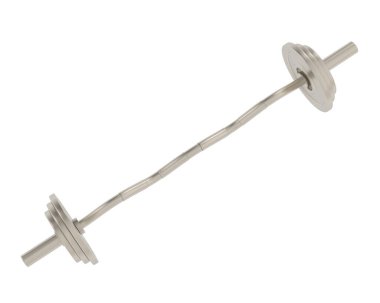 Halter arka planda izole edildi. 3d görüntüleme - illüstrasyon