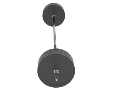 Halter arka planda izole edildi. 3d görüntüleme - illüstrasyon