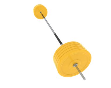 Halter arka planda izole edildi. 3d görüntüleme - illüstrasyon