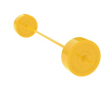 Halter arka planda izole edildi. 3d görüntüleme - illüstrasyon