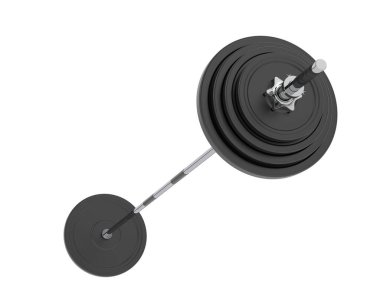 Halter arka planda izole edildi. 3d görüntüleme - illüstrasyon